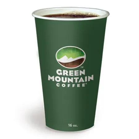 Green Mountain Coffee - Gmt-93768 - Paper Hot Cups, 16 Oz, Green Mountain Design, Multicolor, 1,000/Carton