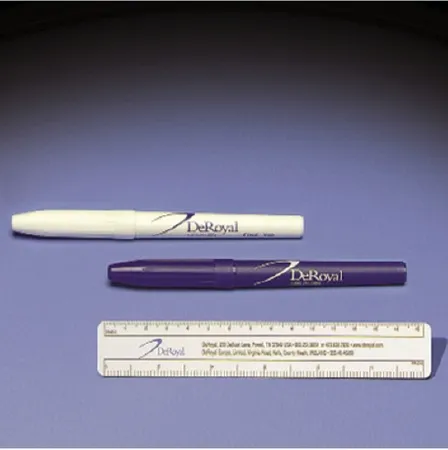 Deroyal - 26-006 - Surgical Skin Marker Gentian Violet Fine Tip Without Ruler Sterile